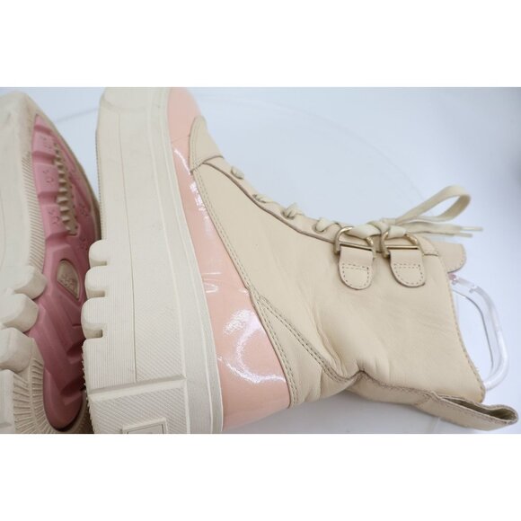 SOREL Women’s Caribou X Boot Lace Waterproof Platform Boots Beige Pink Size 10 - Picture 11 of 15